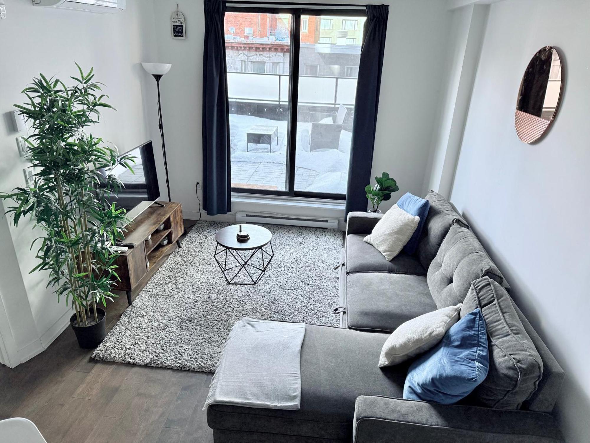 Condo In The Heart Of Downtown Montréal Exteriör bild